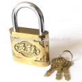 High Security Yalian Brand Golden Colour Safety Cute Cheap Cast iron Padlock